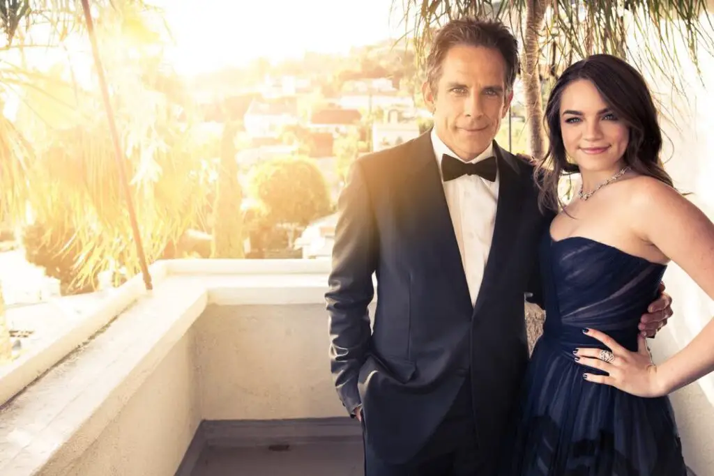 Ben Stiller With his daughter